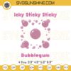 Icky Sticky Bubblegum Embroidery Files