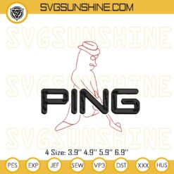 PING Man Embroidery Files