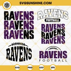 Ravens SVG Bundle, Baltimore Ravens SVG, Ravens Football SVG PNG DXF EPS Files