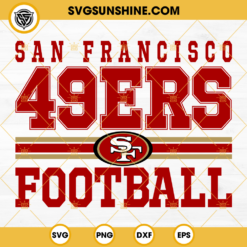 San Francisco 49ers Football SVG, 49ers SVG PNG Files