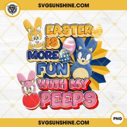 Sonic Easter Is More Fun With My Peeps PNG, Sonic the Hedgehog Characters Peeps Easter PNG File