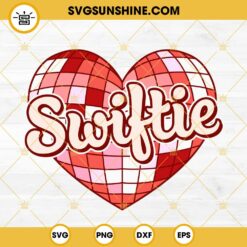 In My Valentine Era SVG, Taylor Swift Disco Ball Heart Valentine SVG PNG EPS DXF File