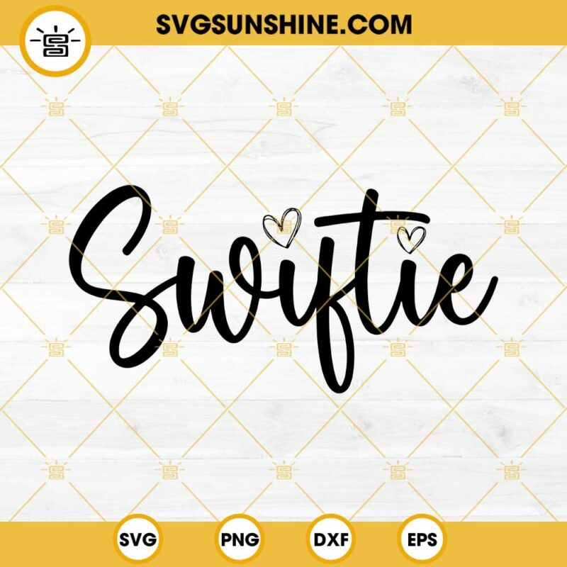 Swiftie Heart SVG, Taylor Swift Version SVG PNG EPS DXF File