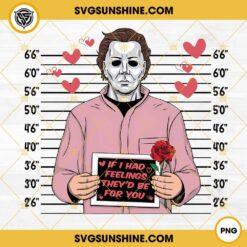 Michael Myers Valentine PNG, Valentine Horror Movie Characters PNG Designs