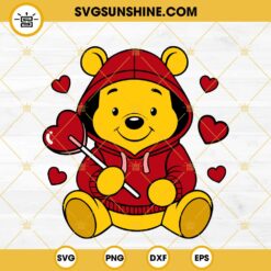 Winnie Pooh Love Svg, Winnie the Pooh Svg, Love Svg, Valentine’s Day Svg