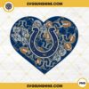 Indianapolis Colts Heart Valentine PNG File Designs
