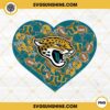 Jacksonville Jaguars Heart Valentine PNG File Designs