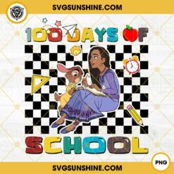 Wish Disney 100 Days Of School Png, 100th Day of School Png File