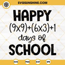 100 Days Of School Math SVG, Math Formula SVG, Happy Math 100 Days SVG