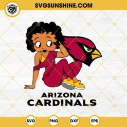 Betty Boop Arizona Cardinals Football SVG PNG DXF EPS Files
