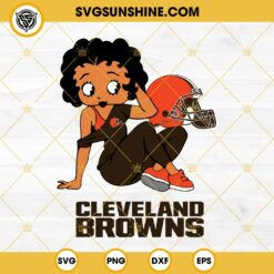 Betty Boop Cleveland Browns Football SVG PNG DXF EPS Files