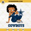 Betty Boop Dallas Cowboys Football SVG PNG DXF EPS Files