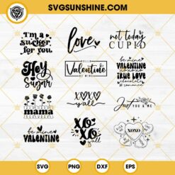 Be Mine Valentine SVG DXF EPS PNG Cut Files Clipart Cricut Instant Download
