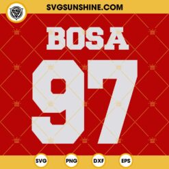 Bosa 97 SVG, San Francisco 49ers Super Bowl 2024 SVG PNG EPS DXF File