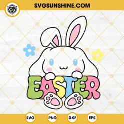 Easter Kitty Bunny SVG Bundle, Cute Easter Hello Kitty SVG, Happy Easter Day SVG