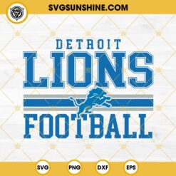 Detroit Lions Football Vintage SVG PNG EPS DXF File