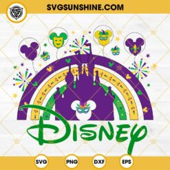 Disney Castle Mardi Gras SVG, Disney Mardi Gras 2024 SVG PNG EPS DXF File