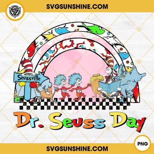 Dr Seuss Day Rainbow PNG, Fox In Socks PNG, Dr Seuss Cute Friends PNG