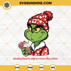 Grinch Be My Valentine SVG, Grinch’s Hand Heart Sign Valentine SVG, Happy Valentine SVG