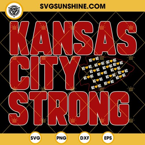 Kansas City Chiefs Strong SVG PNG Files