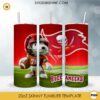 Tampa Bay Buccaneers Football Snoopy 3D 20oz Tumbler Wrap PNG File