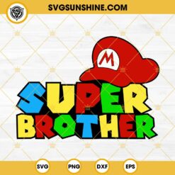 Super Mario Brother SVG, Super Mario Bros SVG PNG EPS DXF File