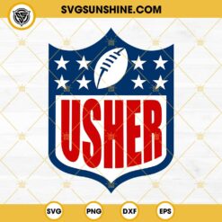 Usher Super Bowl 2024 SVG, NFL Halftime Show 2024 SVG PNG EPS DXF File