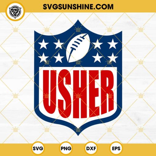 Usher Super Bowl 2024 SVG, NFL Halftime Show 2024 SVG PNG EPS DXF File
