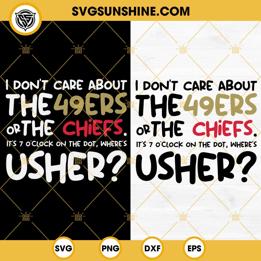 Where's Usher Halftime Show SVG, Where's Usher Super Bowl LVIII SVG PNG EPS DXF File
