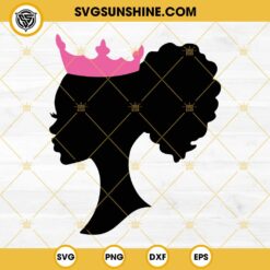 African American Queen Svg, Black Woman Svg, Black Queen Svg Cutting File Eps Dxf Png Silhouette File