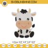 Baby Cow Embroidery Pattern, Cow Embroidery Files
