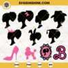 Barbie Doll Collection Silhouette Bundle SVG PNG DXF EPS
