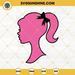 Barbie Head SVG PNG DXF EPS Files
