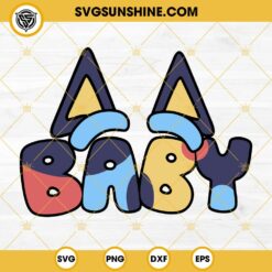 Bluey Baby SVG, Bluey Baby Ears SVG PNG DXF EPS