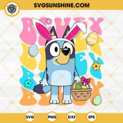 Bingo Muffin Bluey Easter Vibes SVG, Bluey Easter SVG, Bluey Peeps SVG