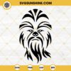 Chewbacca Silhouettes SVG, Chewie Star Wars SVG PNG DXF EPS