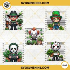 Feeling Lucky Chibi Michael Myers PNG, Michael Myers Horror Killer PNG, Happy Patrick Day PNG