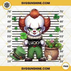 Clown Cartoon St Patrick Day PNG, Horror St Patrick Day PNG