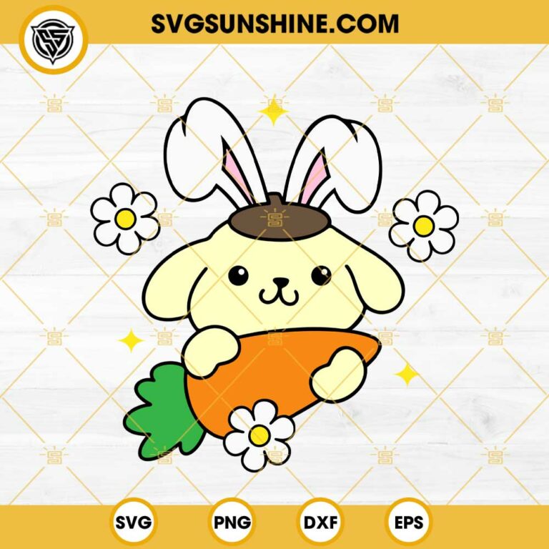 Cute Pompompurin Easter Day SVG, Pompompurin Pudding Dog SVG