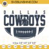 Dallas Cowboys Embroidery Designs, Cowboys Football Logo Embroidery Design