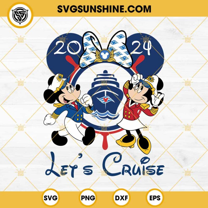 Disney Cruise Line 2024 SVG, Mickey Minnie Mouse Cruise SVG, Cruise