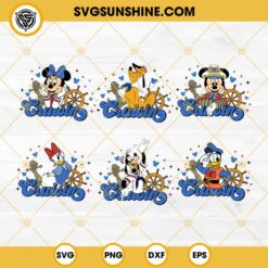 Disney Cruise Line 2024 SVG, Mickey Minnie Mouse Cruise SVG, Cruise Mickey Ear SVG