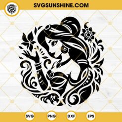Disney Jasmine SVG PNG DXF EPS Cut Files For Cricut Silhouette