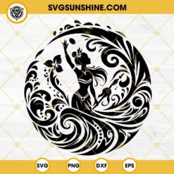 Disney Pocahontas SVG, Mandala Disney Princess SVG, Zentangle SVG