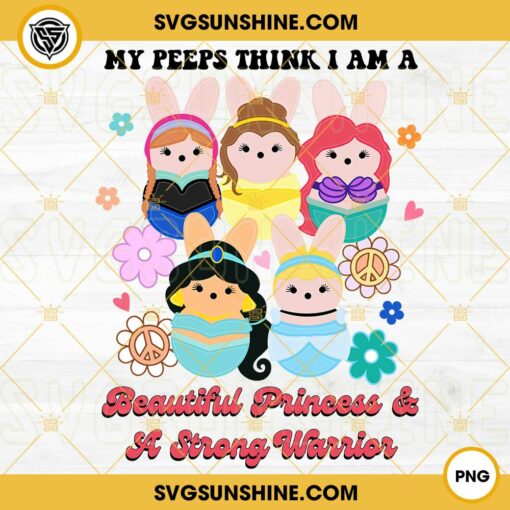 Disney Princess Easter Bunny PNG, Beautiful Princess And A Strong Warrior PNG