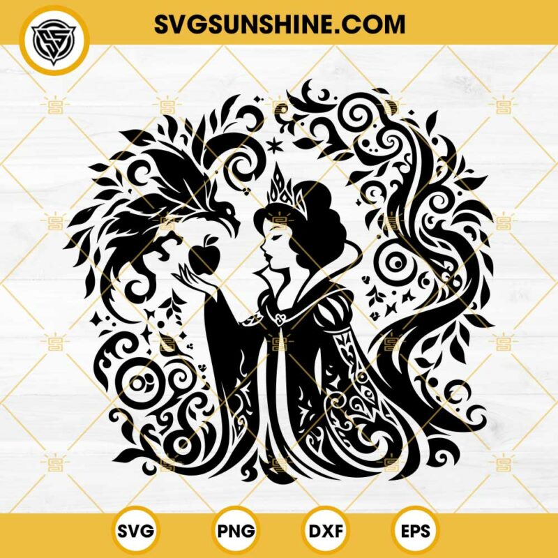 Disney Snow White Mandala SVG, Snow White SVG