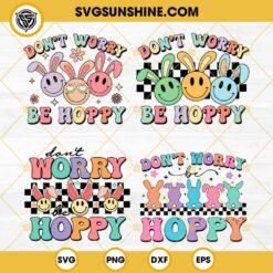 Don't Worry Be Hoppy SVG Bundle, Easter Bunny SVG, Easter SVG Bundle