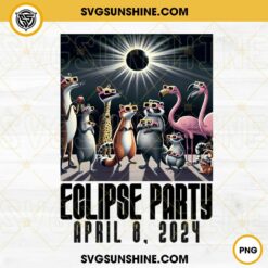 Eclipse Party April 8 2024 PNG