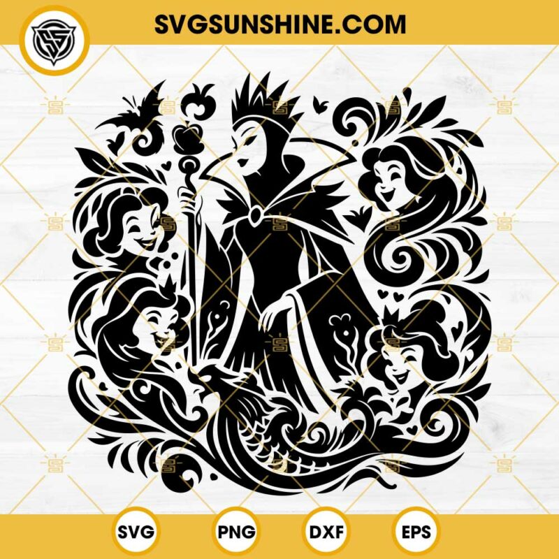 Evil Queen Svg Zentangle Svg Maori Style Svg