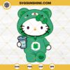 Good Luck Bear SVG, Hello Kitty Care Bear SVG, Hello Kitty Four Leaf Clover SVG
